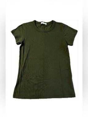 💕 NWOT Women’s Rag & Bone Olive Green Crew Neck SLUB Tee